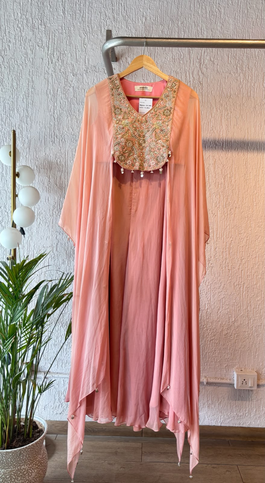 Blush Pink Cape Set