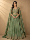 Sage Green Lehenga Set